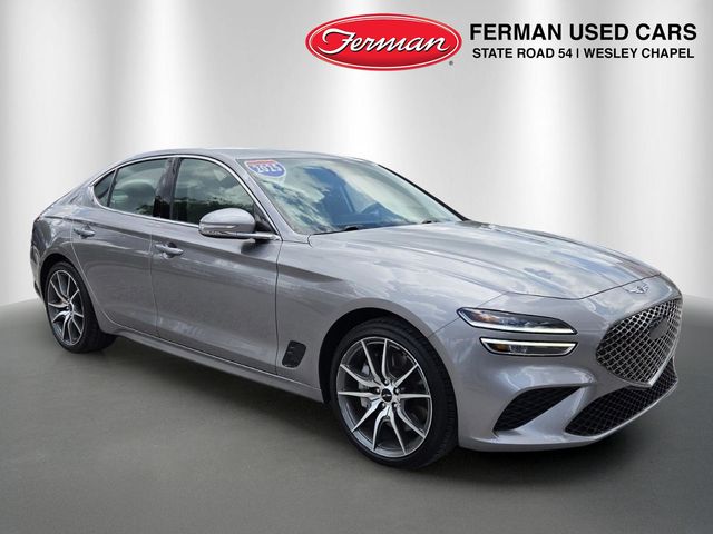 Savile Silver 2025 Genesis G70 Sedan Rear-Wheel Drive 8-Speed Automatic