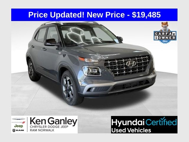 Ecotronic Gray 2023 Hyundai Venue SUV / Crossover Front-Wheel Drive Continuously Variable Transmission