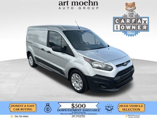 Silver Metallic 2014 Ford Transit Connect Cargo XL LWB FWD with Rear Liftgate Van Front-Wheel Drive 6-Speed Automatic
