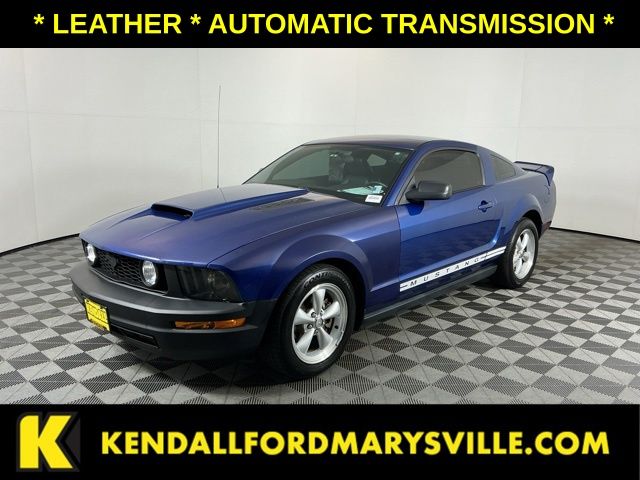 Vista Blue Clearcoat 2007 Ford Mustang Coupe Rear-Wheel Drive 5-Speed Automatic