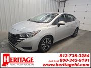 Brilliant Silver Metallic 2023 Nissan Versa Sedan Front-Wheel Drive Continuously Variable Transmission