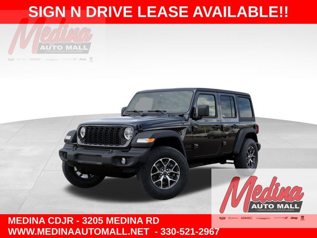 Black Clearcoat 2026 Jeep Wrangler SUV / Crossover Four-Wheel Drive 8-Speed Automatic