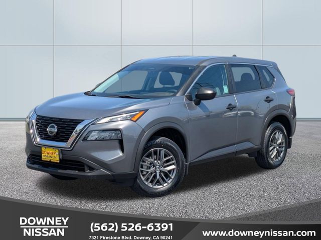 Gray (Gun Metallic) 2021 Nissan Rogue S FWD SUV / Crossover Front-Wheel Drive Continuously Variable Transmission