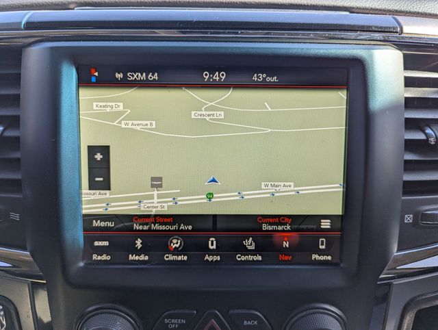 2018 Brilliant Black Crystal Pearlcoat Ram 1500 Sport 4X4 Truck