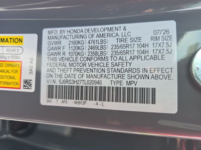New 2026 Honda CR-V SUV