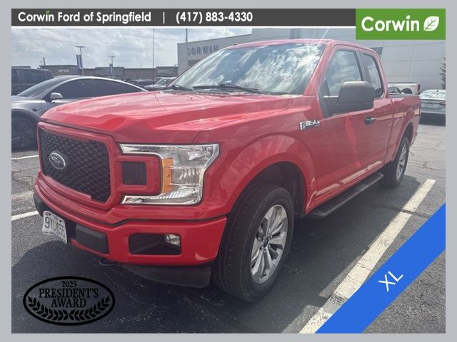 Race Red 2018 Ford F-150 Pickup Truck Four-Wheel Drive Automatic