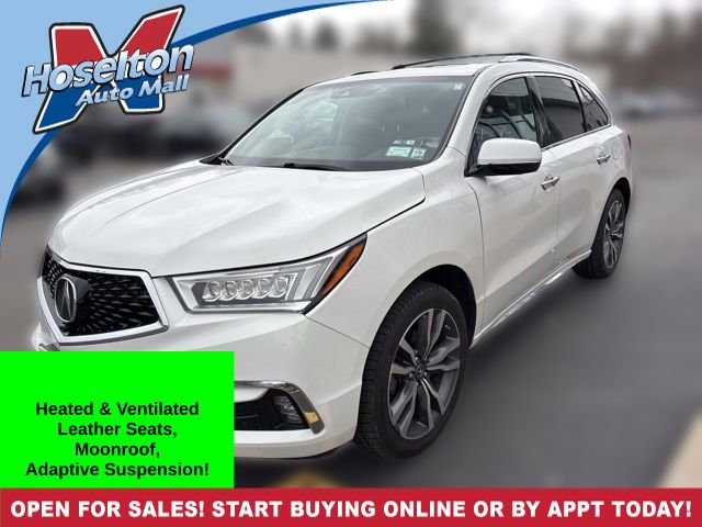 Platinum White Pearl 2020 Acura MDX SUV / Crossover All-Wheel Drive 9-Speed Automatic