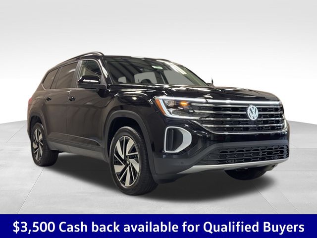 Deep Black Pearl 2026 Volkswagen Atlas SUV / Crossover All-Wheel Drive 8-Speed Automatic