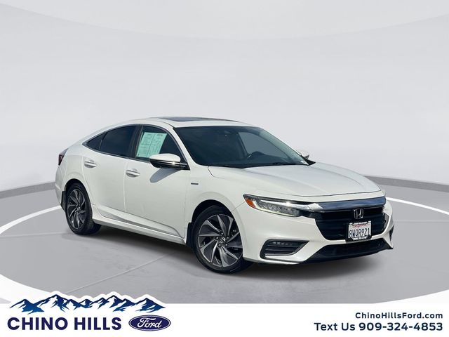 Platinum White Pearl 2021 Honda Insight Touring FWD Sedan Front-Wheel Drive Continuously Variable Transmission