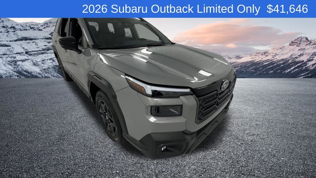 River Rock Pearl 2026 Subaru Outback Limited AWD SUV / Crossover All-Wheel Drive Continuously Variable Transmission