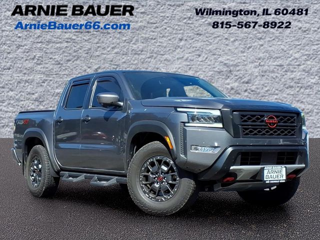 Gray (Gun Metallic) 2024 Nissan Frontier Pickup Truck Four-Wheel Drive 9-Speed Automatic Overdrive