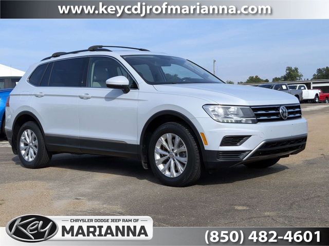 White 2018 Volkswagen Tiguan SUV / Crossover All-Wheel Drive 8-Speed Automatic