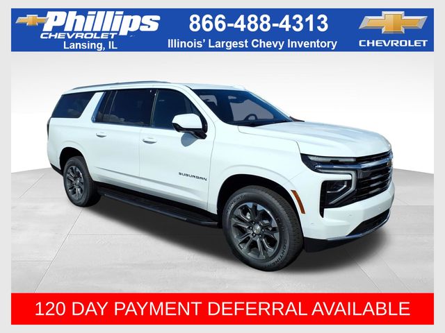 Summit White 2026 Chevrolet Suburban SUV / Crossover Four-Wheel Drive 