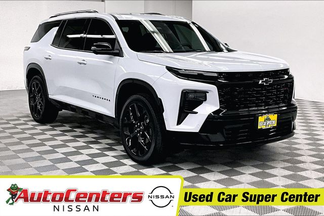 Polar White Tricoat 2026 Chevrolet Traverse RS AWD SUV / Crossover Four-Wheel Drive 8-Speed Automatic