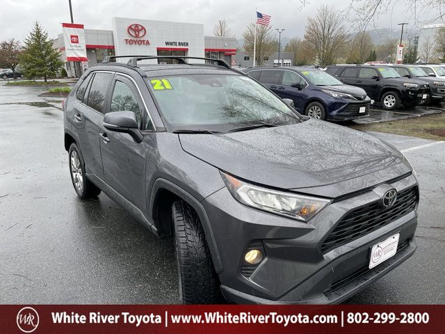Magnetic Gray Metallic 2021 Toyota RAV4 XLE Premium AWD SUV / Crossover All-Wheel Drive 8-Speed Automatic