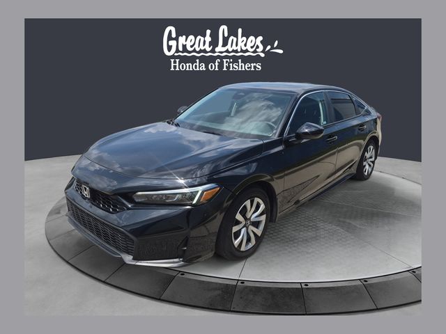 Crystal Black Pearl 2026 Honda Civic Sedan Front-Wheel Drive Continuously Variable Transmission