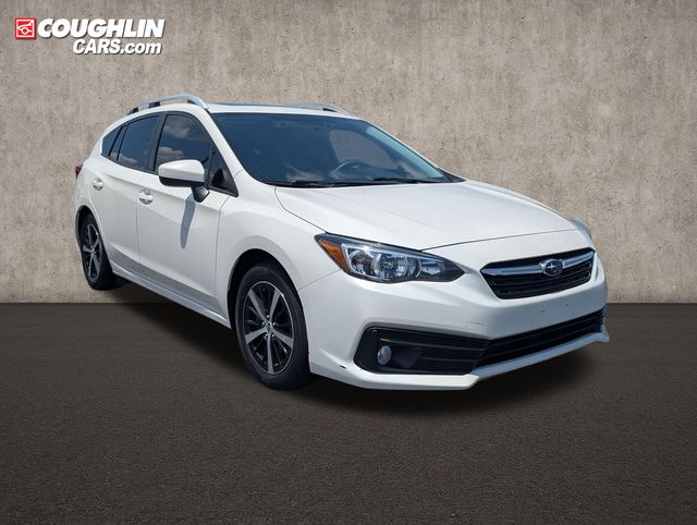 Crystal White Pearl 2021 Subaru Impreza Wagon All-Wheel Drive Continuously Variable Transmission
