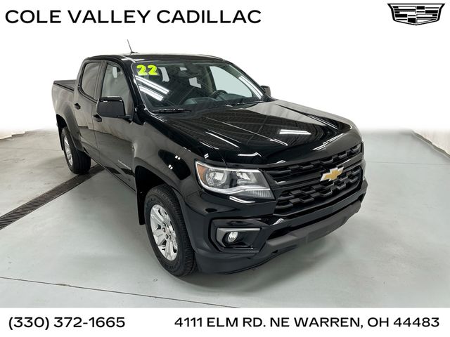 Black 2022 Chevrolet Colorado LT Crew Cab 4WD Pickup Truck Four-Wheel Drive 8-Speed Automatic