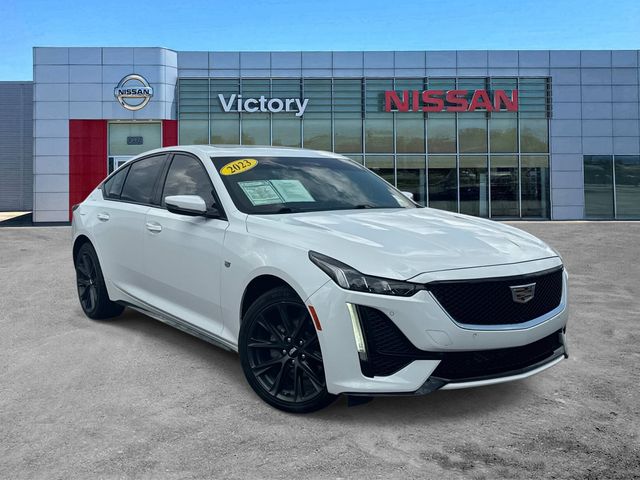 Summit White 2023 Cadillac CT5 Sedan All-Wheel Drive Automatic