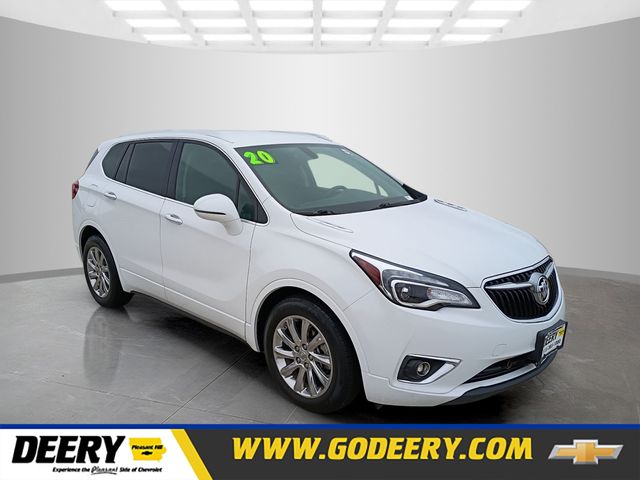 Summit White 2020 Buick Envision Essence FWD SUV / Crossover Front-Wheel Drive 6-Speed Automatic