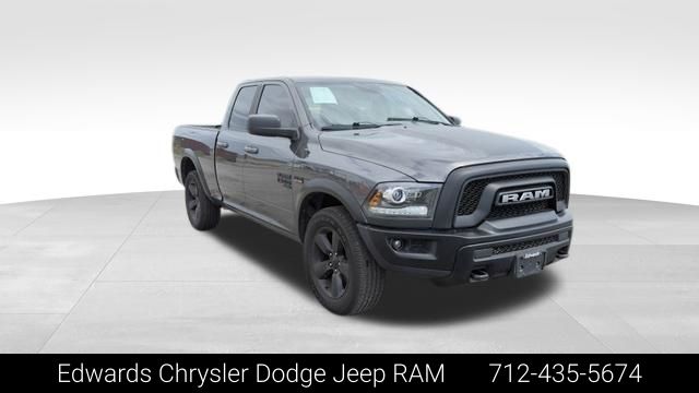 Gray (Granite Crystal Metallic Clearcoat) 2019 RAM 1500 Classic Warlock Quad Cab 4WD Pickup Truck Four-Wheel Drive 8-Speed Automatic