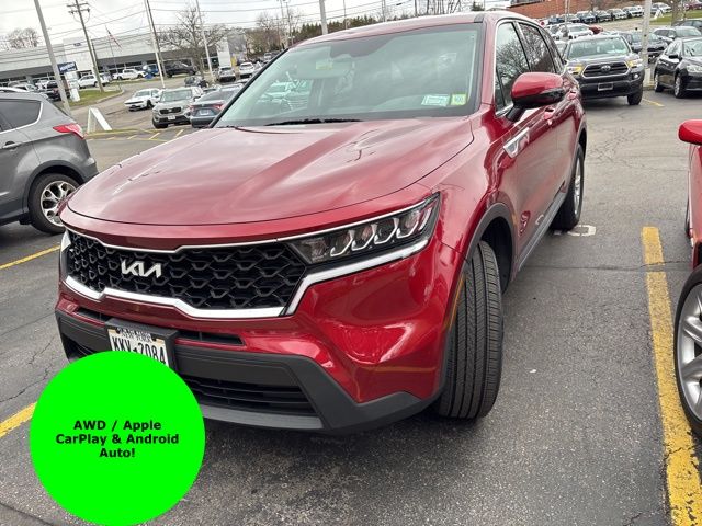 Passion Red Tintcoat 2022 Kia Sorento LX AWD SUV / Crossover All-Wheel Drive 8-Speed Automatic