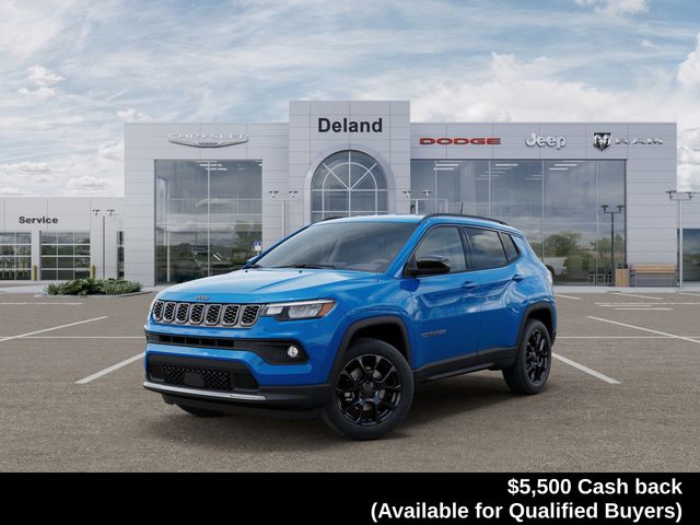Hydro Blue Pearlcoat 2026 Jeep Compass Latitude 4WD SUV / Crossover Four-Wheel Drive 8-Speed Automatic