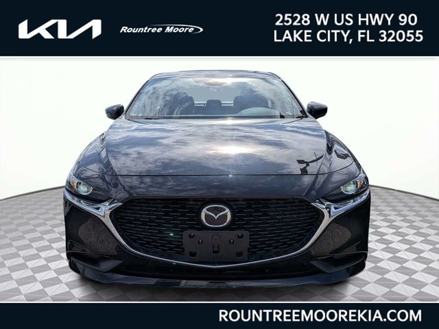 Jet Black 2024 Mazda MAZDA3 Sedan Front-Wheel Drive 6-Speed Automatic