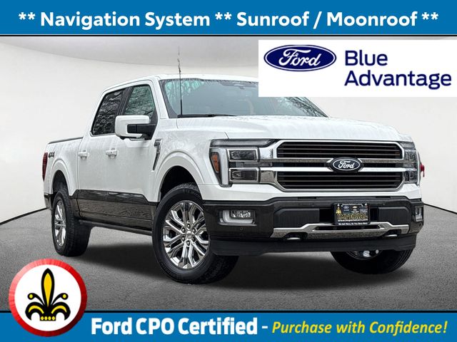 Oxford White 2024 Ford F-150 King Ranch SuperCrew 4WD Pickup Truck Four-Wheel Drive Automatic