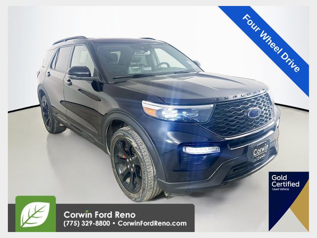 Agate Black Metallic 2023 Ford Explorer SUV / Crossover All-Wheel Drive Automatic
