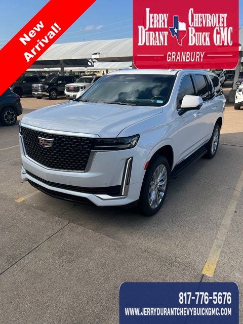 Crystal White Tricoat 2024 Cadillac Escalade Premium Luxury RWD SUV / Crossover Rear-Wheel Drive Automatic