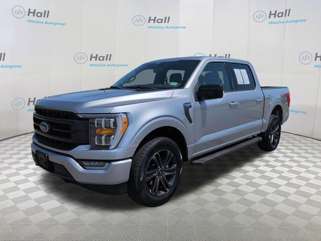 Silver Metallic 2022 Ford F-150 Lariat SuperCrew 4WD Pickup Truck Four-Wheel Drive Automatic