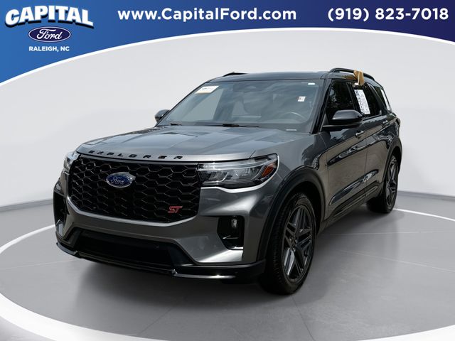 Carbonized Gray Metallic 2025 Ford Explorer SUV / Crossover All-Wheel Drive Automatic