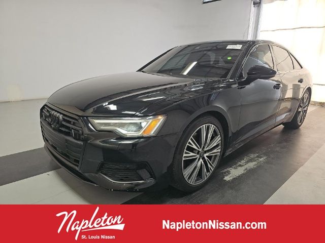 Black Metallic 2023 Audi A6 quattro Premium Plus 45 TFSI Sedan All-Wheel Drive 7-Speed Automatic