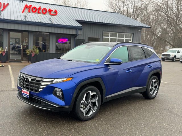 Intense Blue 2023 Hyundai Tucson Limited AWD SUV / Crossover All-Wheel Drive 8-Speed Automatic