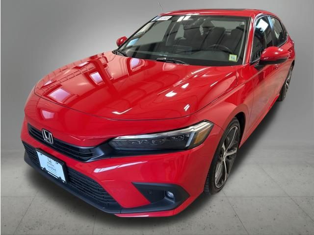 Rallye Red 2023 Honda Civic Touring FWD Sedan Front-Wheel Drive Continuously Variable Transmission
