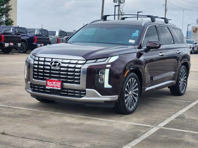 2023 Hyundai Palisade Calligraphy Red at Texan Dodge Chrysler Jeep Ram