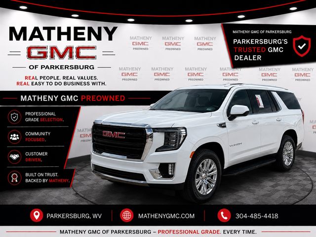 Summit White 2023 GMC Yukon SUV / Crossover Four-Wheel Drive 