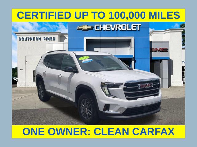 Summit White 2025 GMC Acadia SUV / Crossover Front-Wheel Drive 8-Speed Automatic