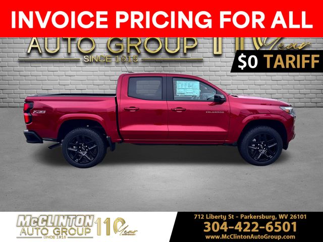 2025 Radiant Red Tintcoat Chevrolet Colorado Z71 4X4 Truck