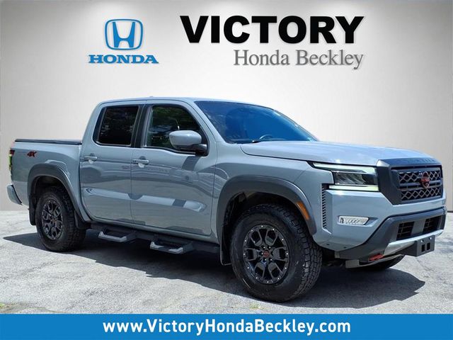 Boulder Gray 2023 Nissan Frontier Pickup Truck Four-Wheel Drive 9-Speed Automatic