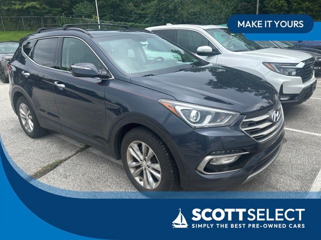 Marlin Blue 2017 Hyundai Santa Fe Sport SUV / Crossover All-Wheel Drive 6-Speed Automatic