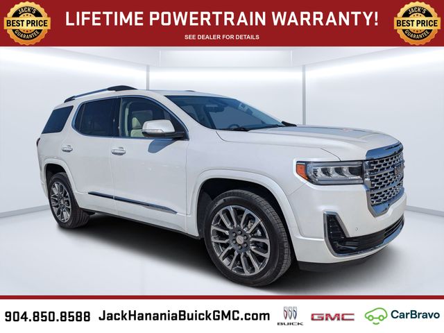 White Frost Tricoat 2021 GMC Acadia SUV / Crossover Front-Wheel Drive 9-Speed Automatic