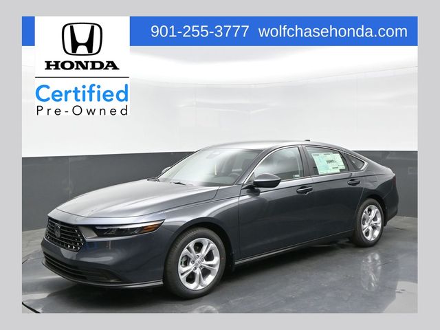 Meteorite Gray Metallic 2025 Honda Accord LX FWD Sedan Front-Wheel Drive Continuously Variable Transmission