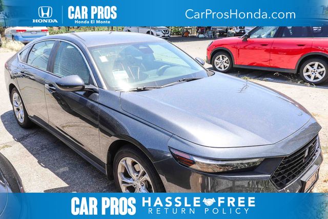 Crystal Black Pearl 2023 Honda Accord Sedan Front-Wheel Drive Continuously Variable Transmission