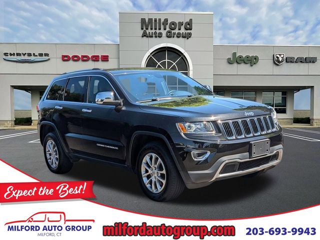 Brilliant Black Crystal Pearlcoat 2016 Jeep Grand Cherokee Limited 4WD SUV / Crossover Four-Wheel Drive 8-Speed Automatic