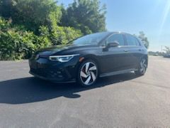 Silver 2024 Volkswagen Golf GTI Hatchback Front-Wheel Drive 7-Speed Dual Clutch