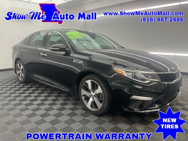 Ebony Black 2020 Kia Optima S FWD Sedan Front-Wheel Drive 6-Speed Automatic