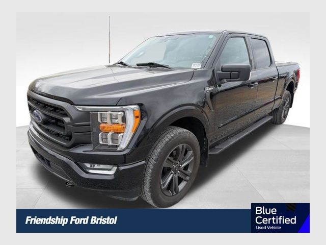 Agate Black Metallic 2023 Ford F-150 XLT SuperCrew 4WD Pickup Truck Four-Wheel Drive Automatic