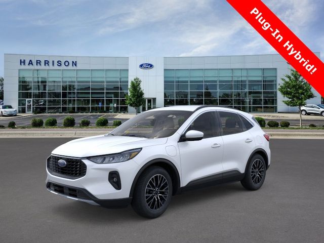 Star White Metallic Tri-Coat 2024 Ford Escape Hybrid Plug-in FWD SUV / Crossover Front-Wheel Drive Continuously Variable Transmission